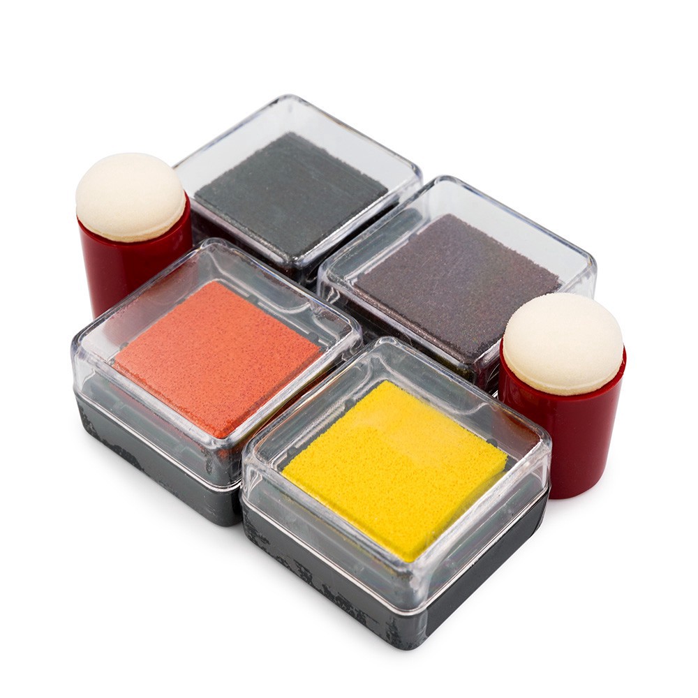 slide 3 of 3, Yellow Pigment Ink Pad & Dauber Set By Recollections, 6 ct