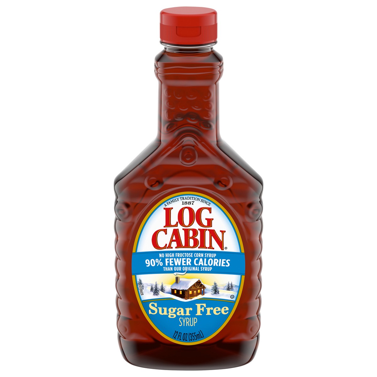 slide 1 of 7, Log Cabin Sugar Free Syrup 12 fl oz, 12 fl oz