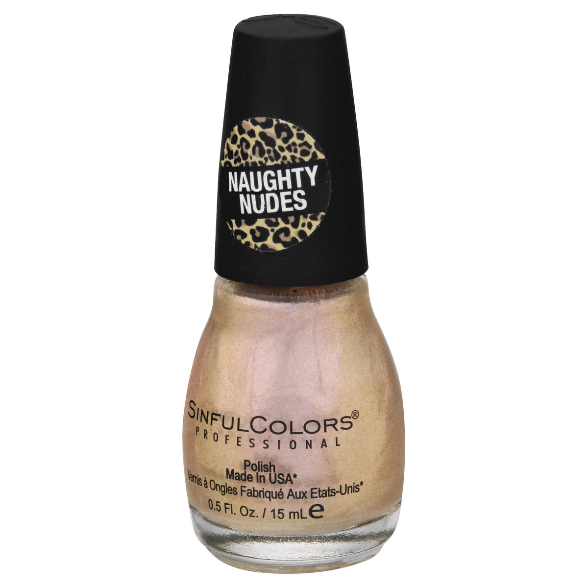 slide 3 of 9, Sinful Colors Naughty Nude Tease 2620 Nail Polish 0.5 oz, 1 ct