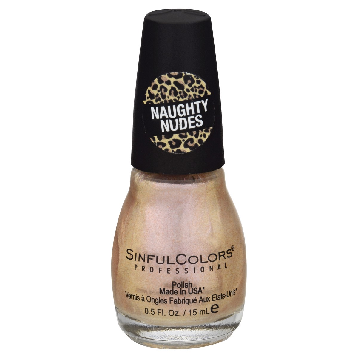 slide 1 of 9, Sinful Colors Naughty Nude Tease 2620 Nail Polish 0.5 oz, 1 ct