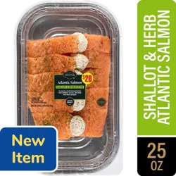 Private Selection® Atlantic Salmon Shallot and Herb Butter, 25 oz