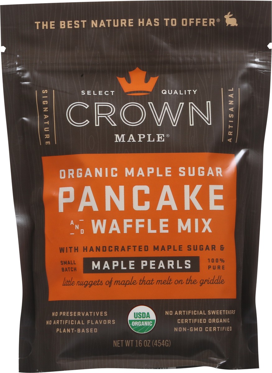 slide 14 of 14, Crown Maple Organic Maple Sugar Pancake & Waffle Mix, 16 oz