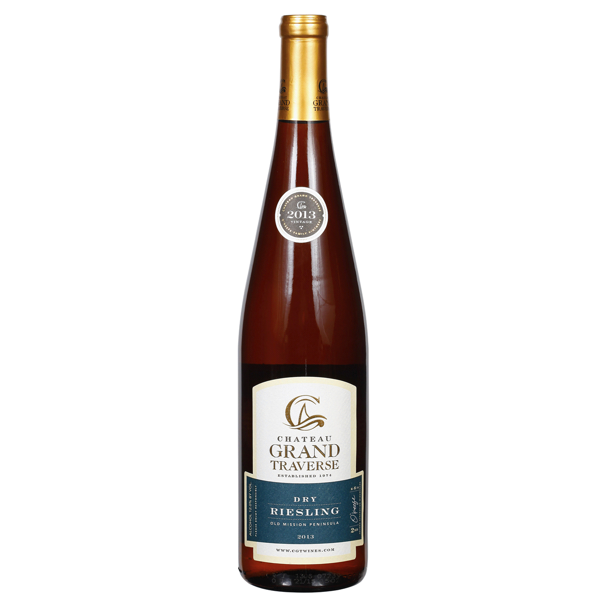 slide 1 of 2, Chateau Grand Traverse Dry Riesling Wine, 750 ml