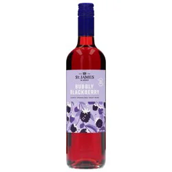 St. James Winery Lightly Sparkling Bubbly Blackberry Fruit Wine 750 ml