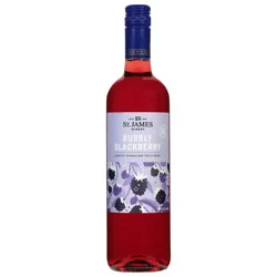 St. James Winery Lightly Sparkling Bubbly Blackberry Fruit Wine 750 ml