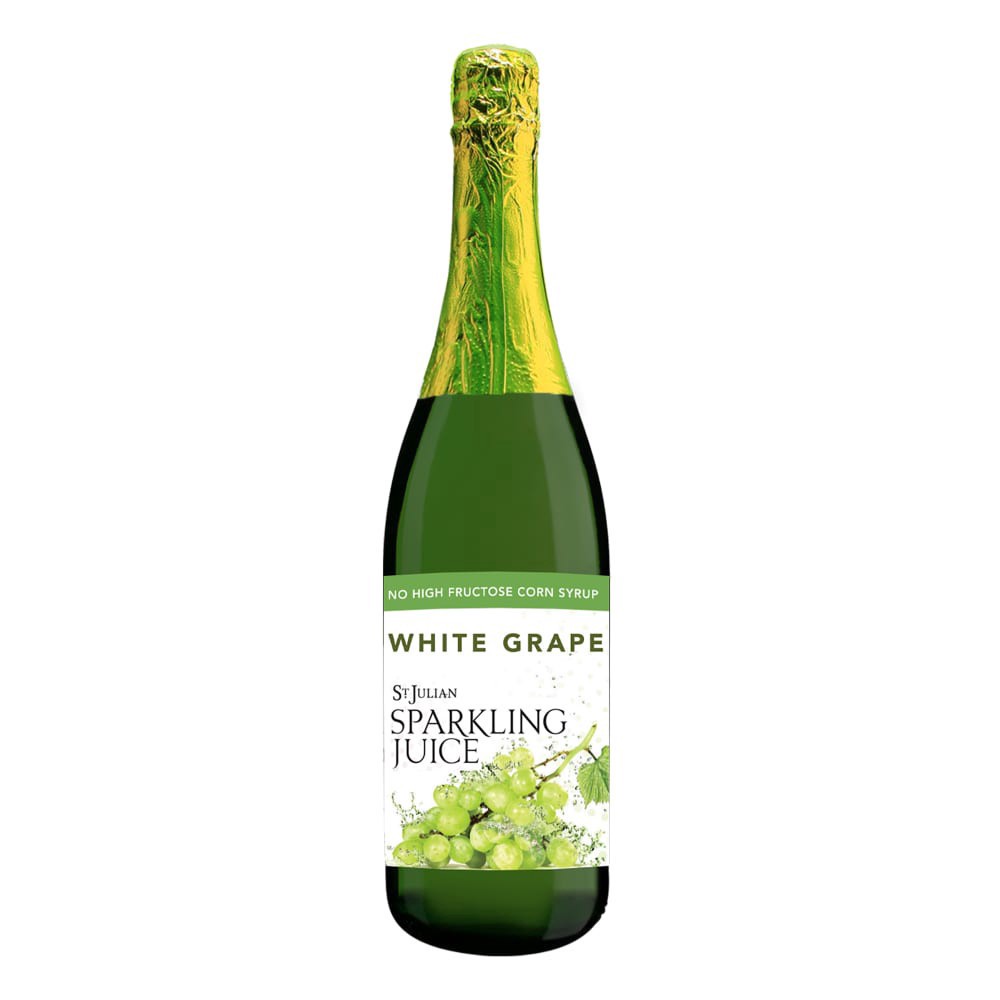 slide 1 of 2, St. Julian Alcohol Free Sparkling White Grape Juice - 750 ml, 750 ml