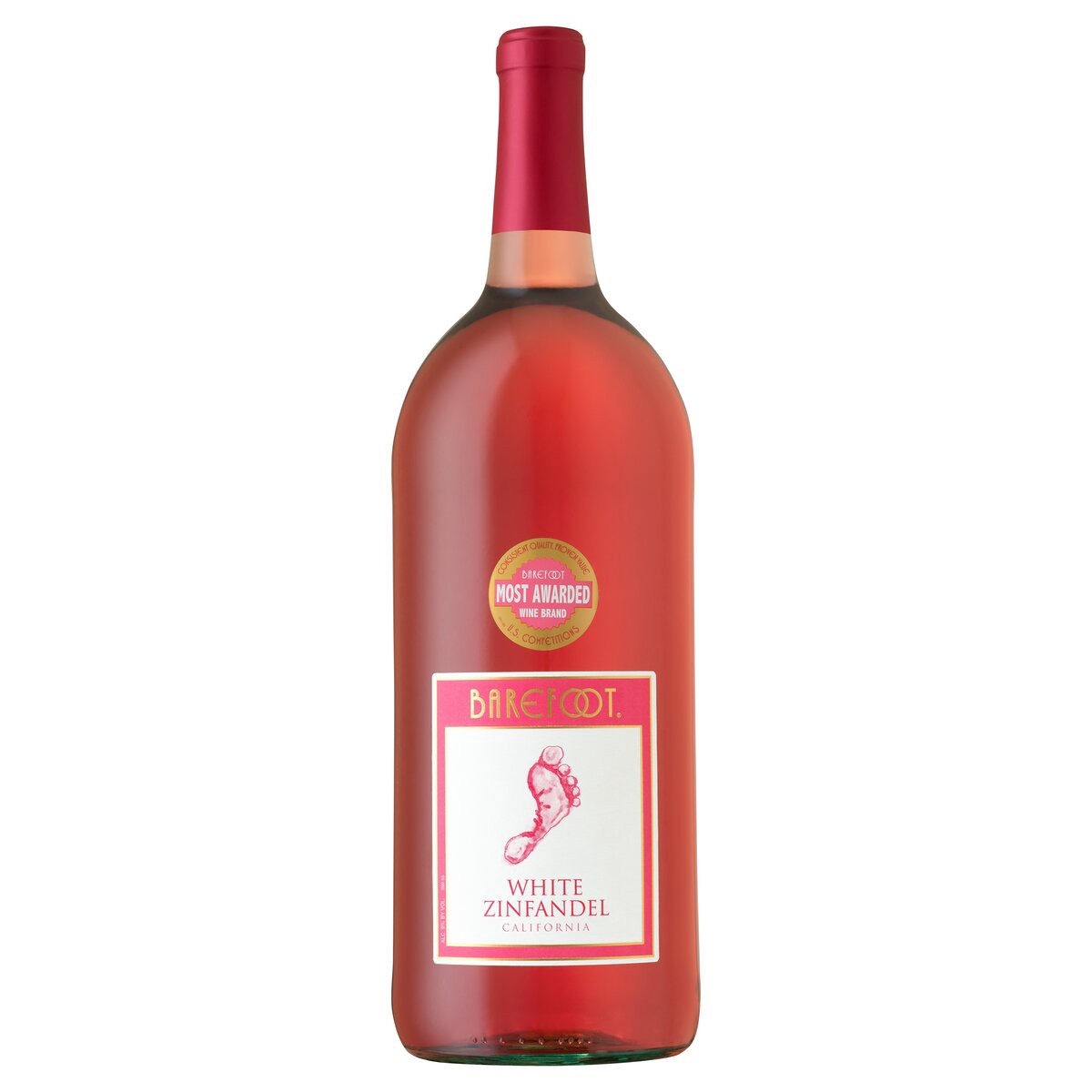 slide 4 of 4, Barefoot Blush Wine, 1.50 liter