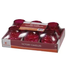 SternoCandleLamp Red Glass Candle