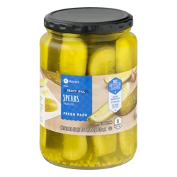 SE Grocers Spears Pickles Fresh Pack Zesty Dill - 24 oz