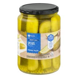 SE Grocers Spears Pickles Fresh Pack Zesty Dill - 24 oz