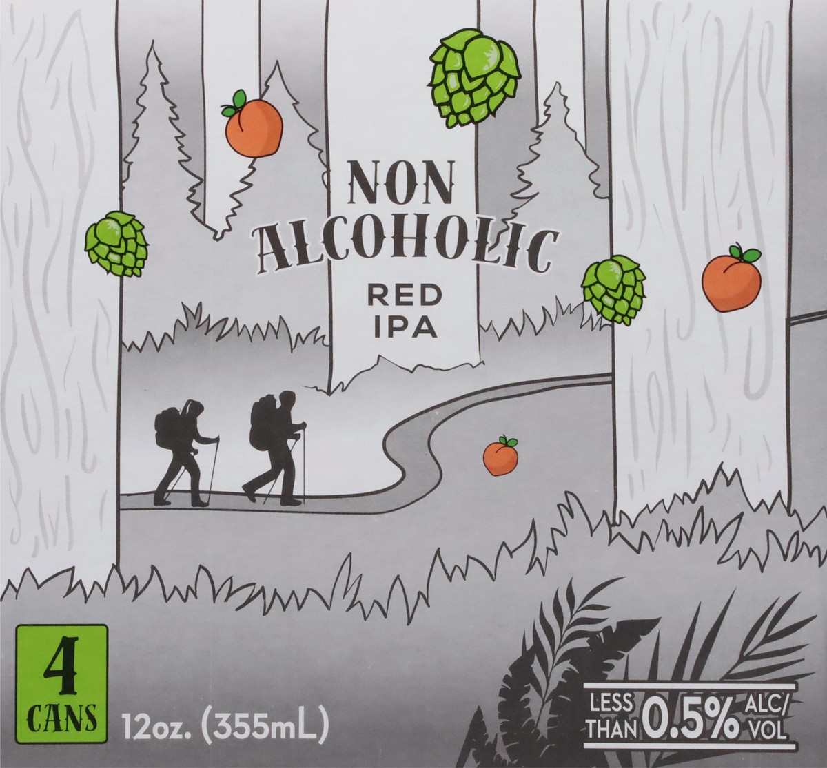 slide 2 of 13, Surreal Brewing Company Red IPA Non Alcoholic Chandelier Beer 4 - 12 oz Cans, 4 ct; 12 oz