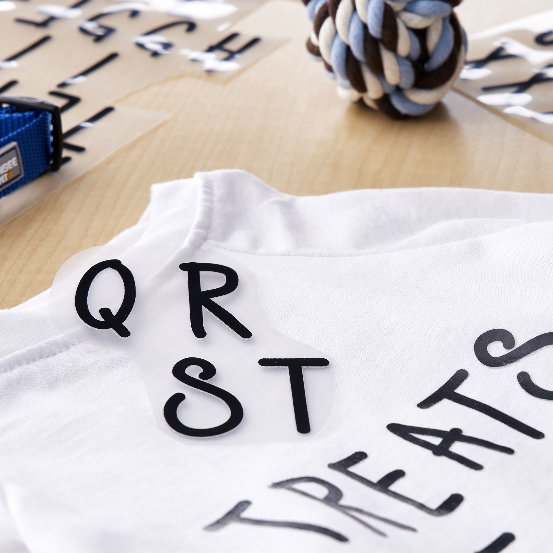 slide 2 of 2, Black Fun Font Alphabet Iron-On Transfers By Make Market, 1.25 in