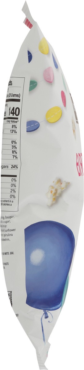 slide 8 of 9, The Safe + Fair Food Company Kettle Popped Birthday Cake Drizzled Popcorn 7.5 oz, 7.5 oz