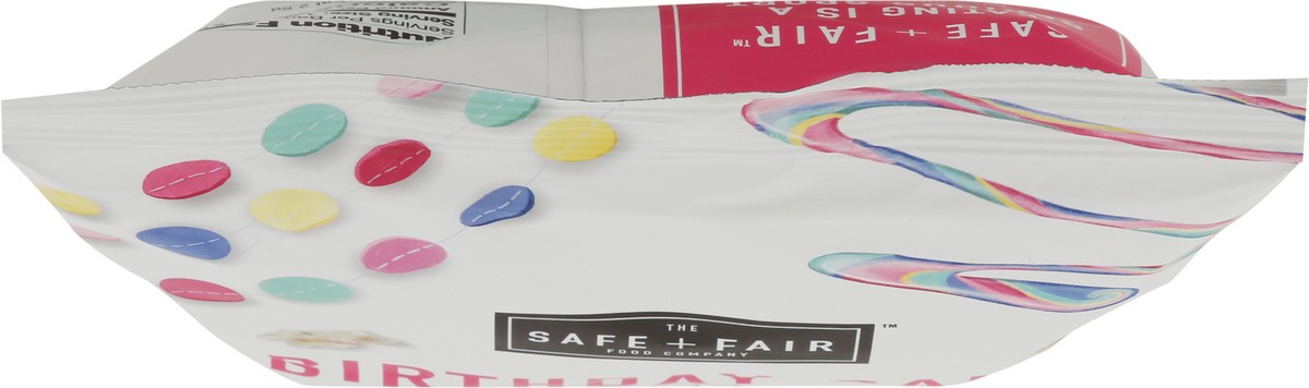 slide 2 of 9, The Safe + Fair Food Company Kettle Popped Birthday Cake Drizzled Popcorn 7.5 oz, 7.5 oz