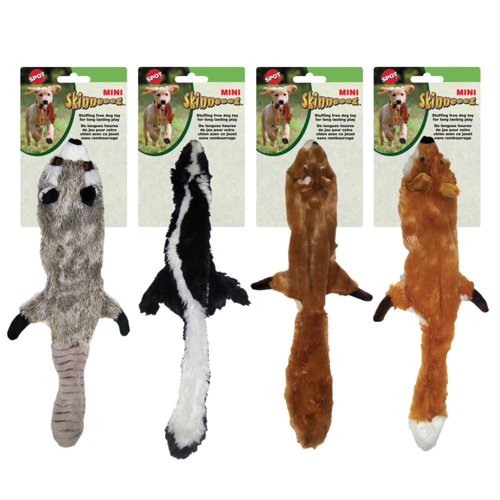 slide 1 of 2, SPOT Mini Skinneeez Plush Raccoon Dog Toy, 20 in