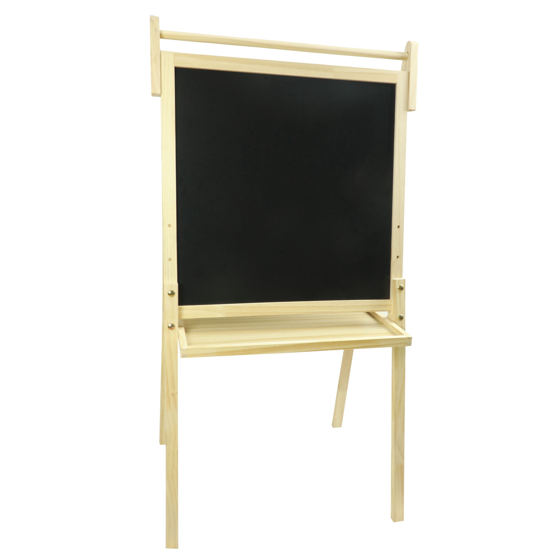 slide 6 of 6, Creatology 22" Chalkboard & White Erase Board Floor Easel, 20 in x 21.8 in x 2.65 in