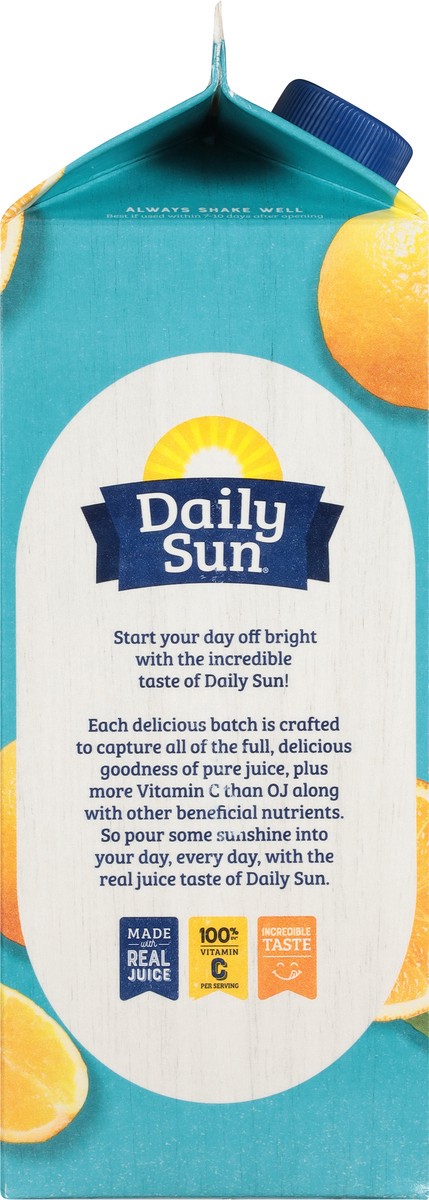 slide 12 of 13, Daily Sun No Pulp Orange Juice from Concentrate - 52 fl oz, 52 fl oz