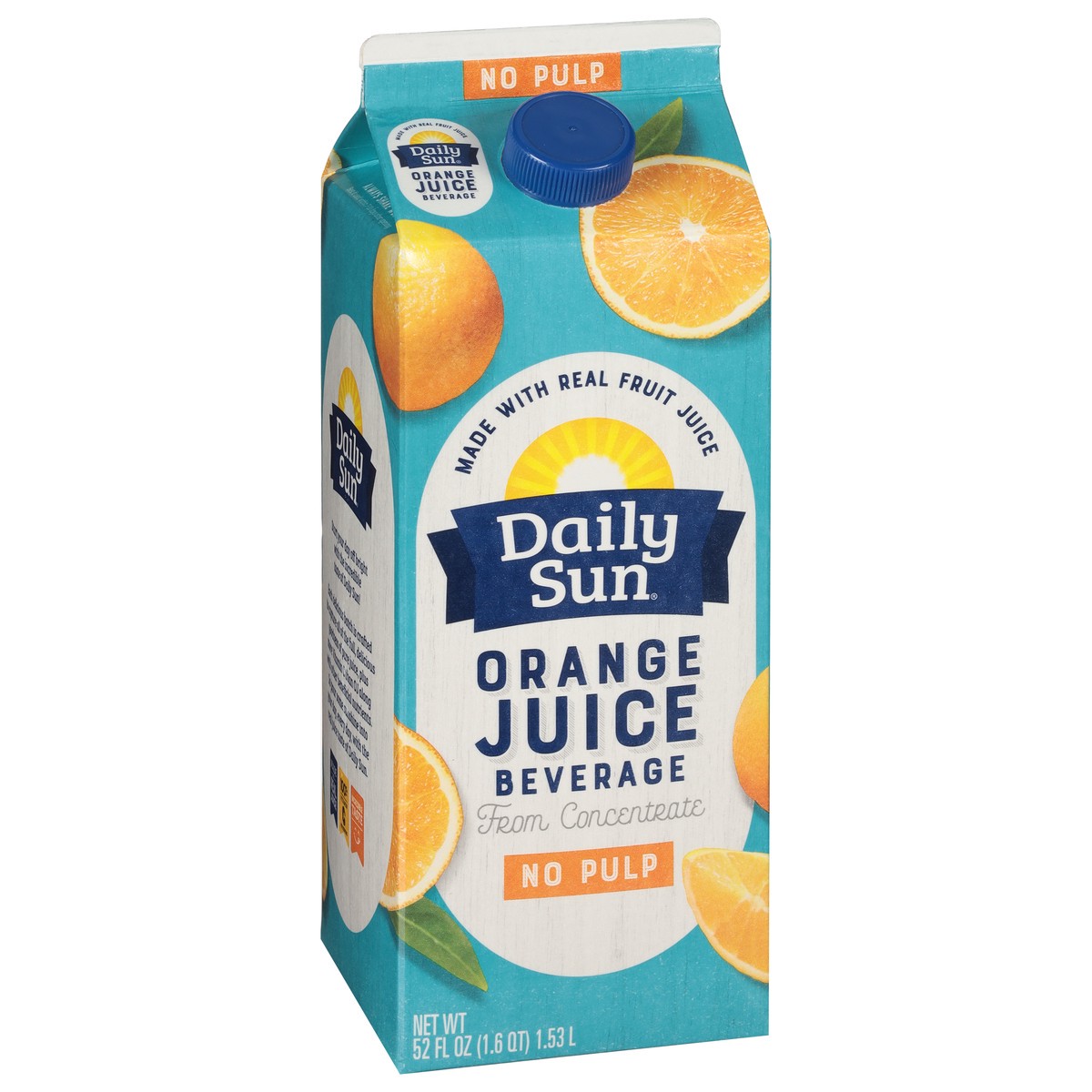 slide 5 of 13, Daily Sun No Pulp Orange Juice from Concentrate - 52 fl oz, 52 fl oz