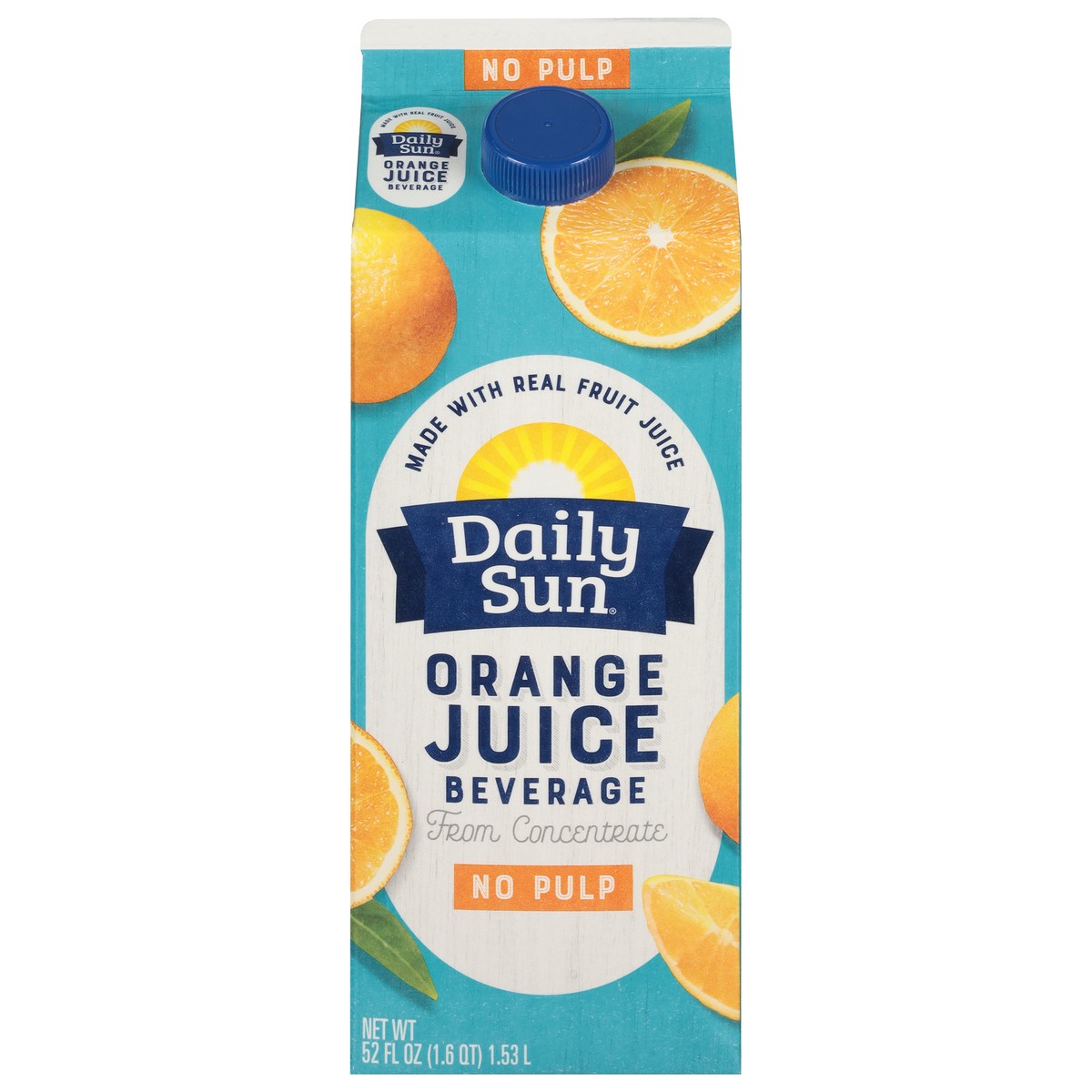 slide 2 of 13, Daily Sun No Pulp Orange Juice from Concentrate - 52 fl oz, 52 fl oz