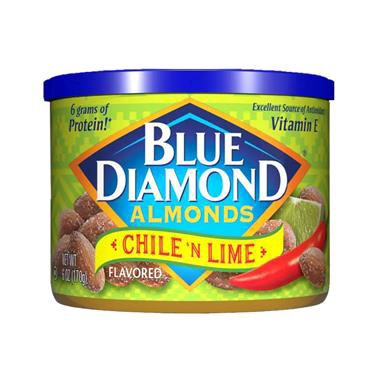 slide 1 of 1, Blue Diamond Chile 'N Lime Flavored Almonds 6 oz, 6 oz