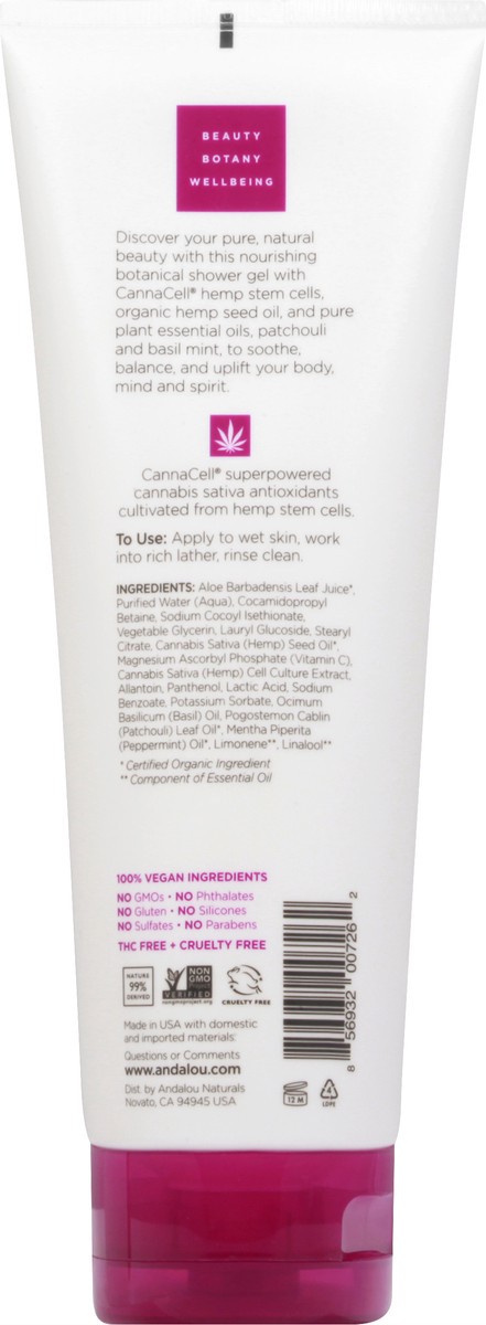 slide 3 of 11, CannaCell Botanical Shower Gel 8 oz, 8 oz
