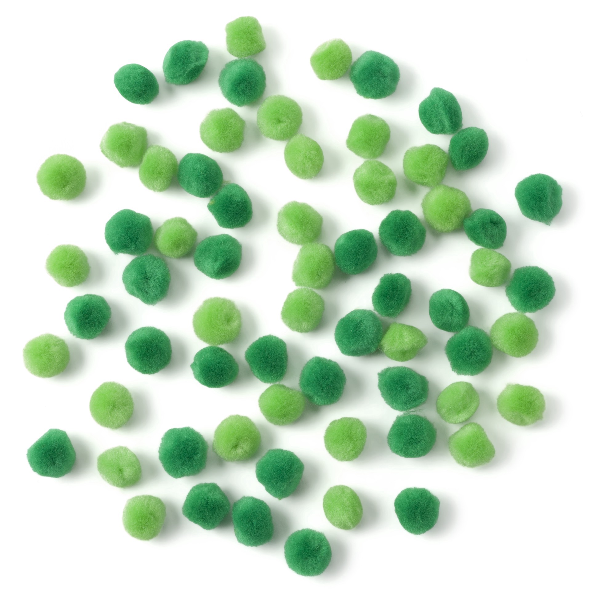 slide 3 of 3, Green Pom Poms By Creatology, 65ct., 65 ct