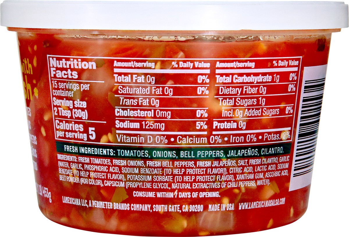 slide 8 of 13, La Mexicana Pico de Gallo 16oz, 14 oz