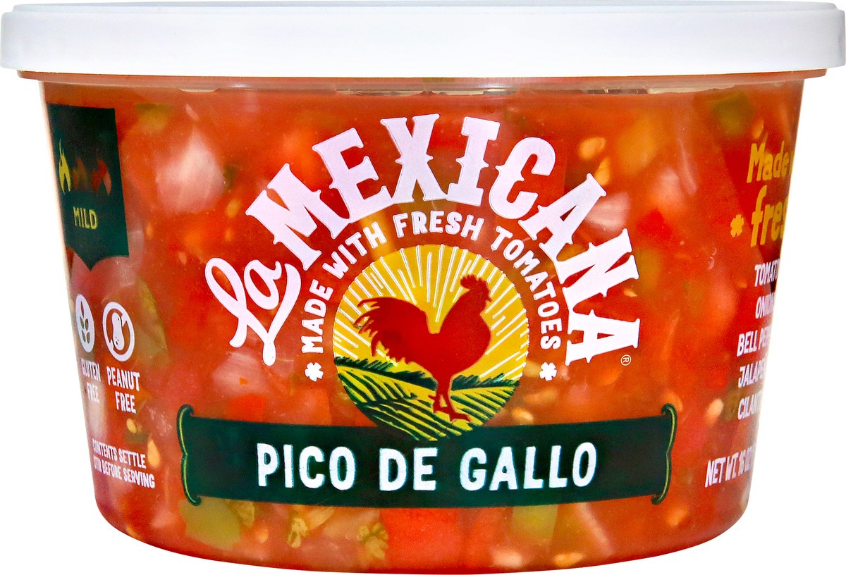 slide 13 of 13, La Mexicana Pico de Gallo 16oz, 14 oz