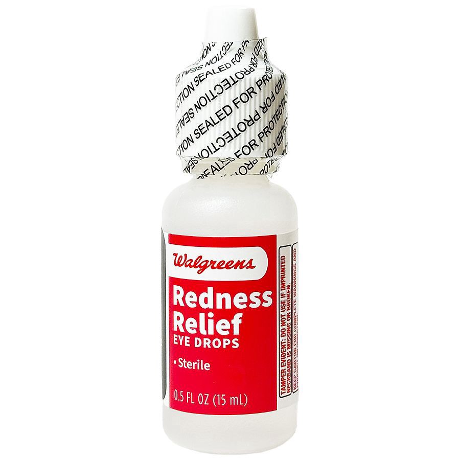slide 3 of 3, Walgreens Redness Relief Eye Drops, 0.5 fl oz