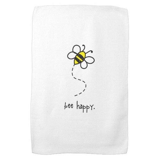 slide 1 of 1, Cook's Kitchen Bee Happy Towel, 1 ct