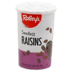 Raley's Raisins, Seedless 20 oz