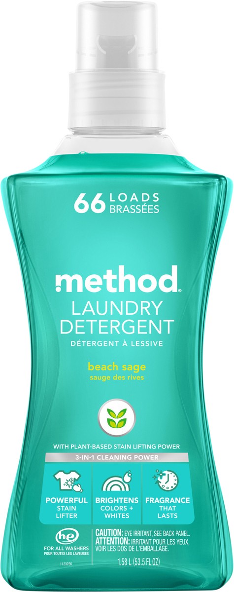 slide 5 of 6, Method Beach Sage Laundry Detergent - 53.5 fl oz, 53.5 fl oz