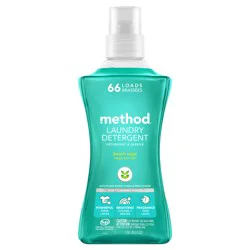Method Laundry Detergent, Beach Sage, 53.5 Ounces, 66 Loads