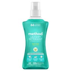 Method Laundry Detergent, Beach Sage, 53.5 Ounces, 66 Loads
