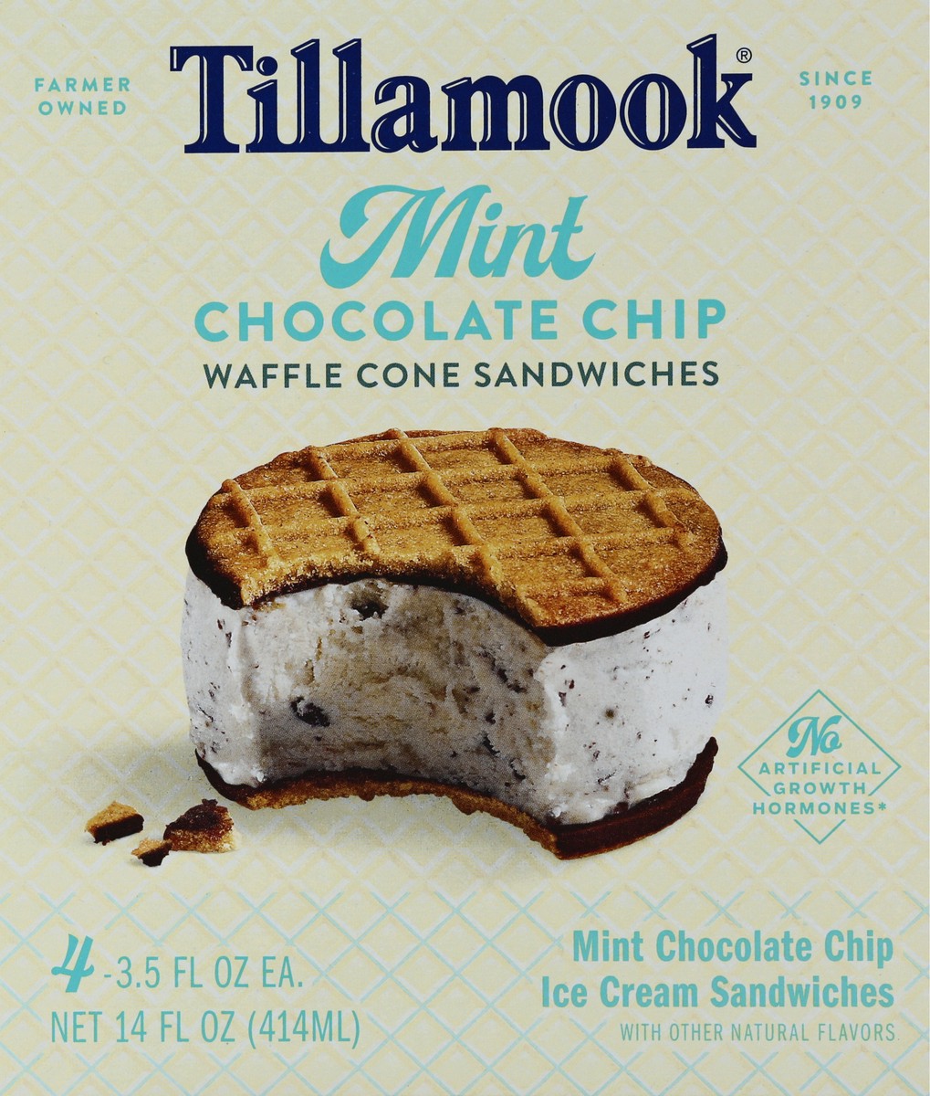 slide 2 of 4, Tillamook Ice Cream Sandwiches 4 ea, 4 ct; 3.5 oz