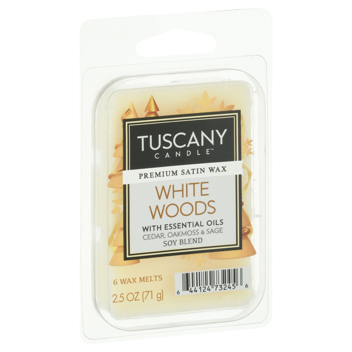slide 5 of 9, Tuscany Candle White Woods Wax Melts 6 ea, 6 ct