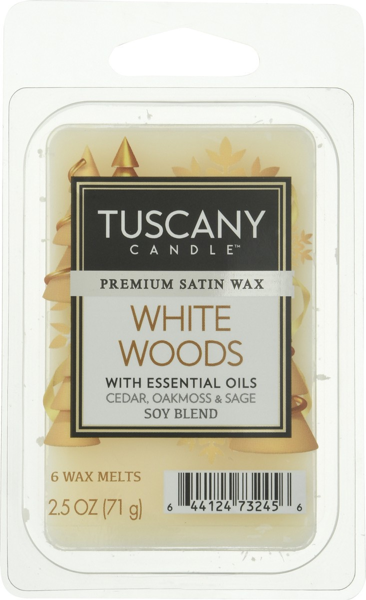 slide 9 of 9, Tuscany Candle White Woods Wax Melts 6 ea, 6 ct