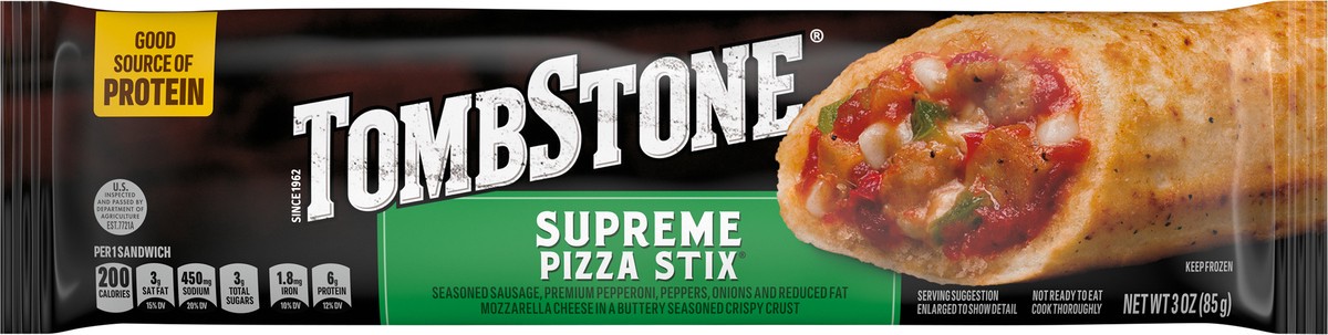 slide 9 of 11, Tombstone Supreme Pizza Stix 3 oz, 3 oz