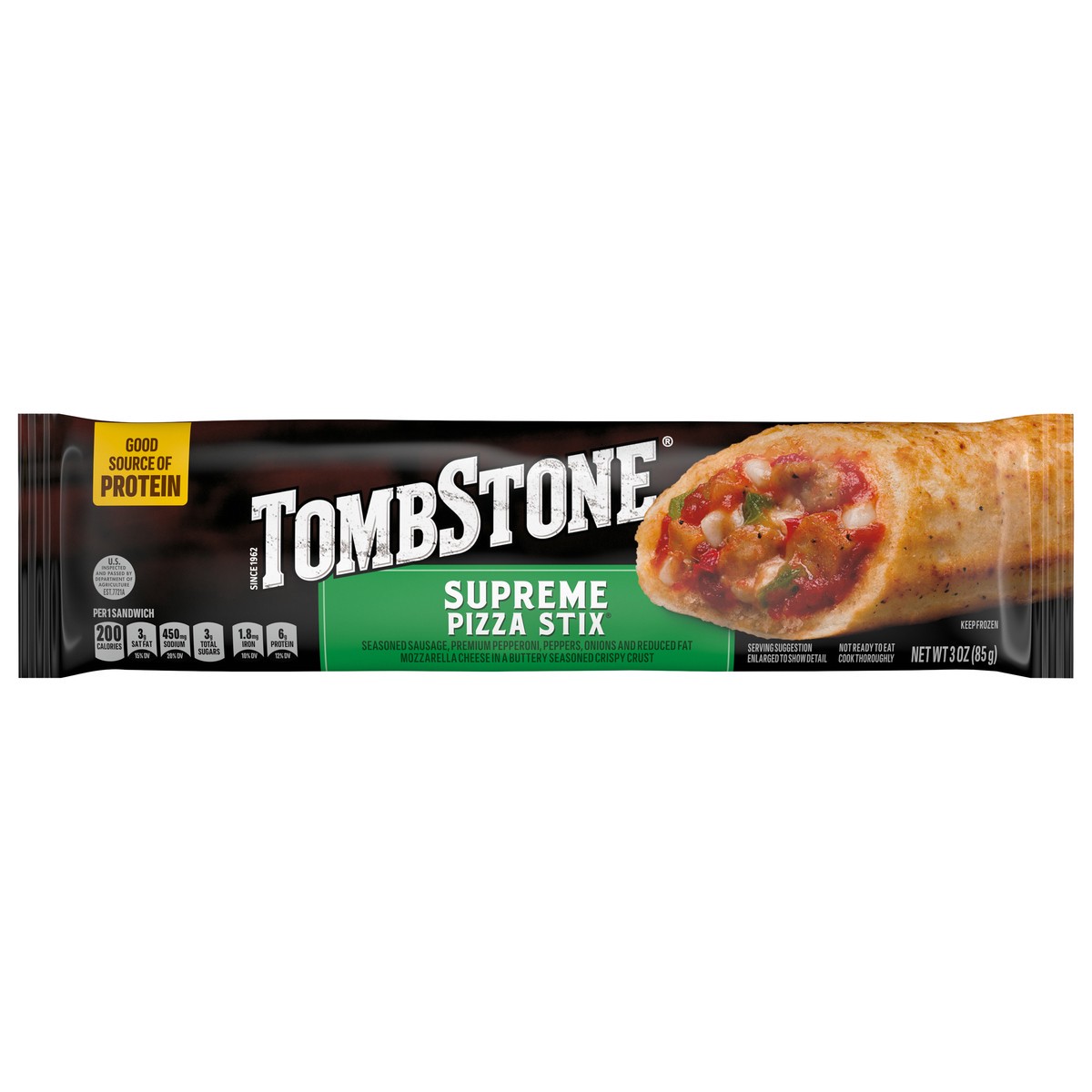 slide 1 of 11, Tombstone Supreme Pizza Stix 3 oz, 3 oz