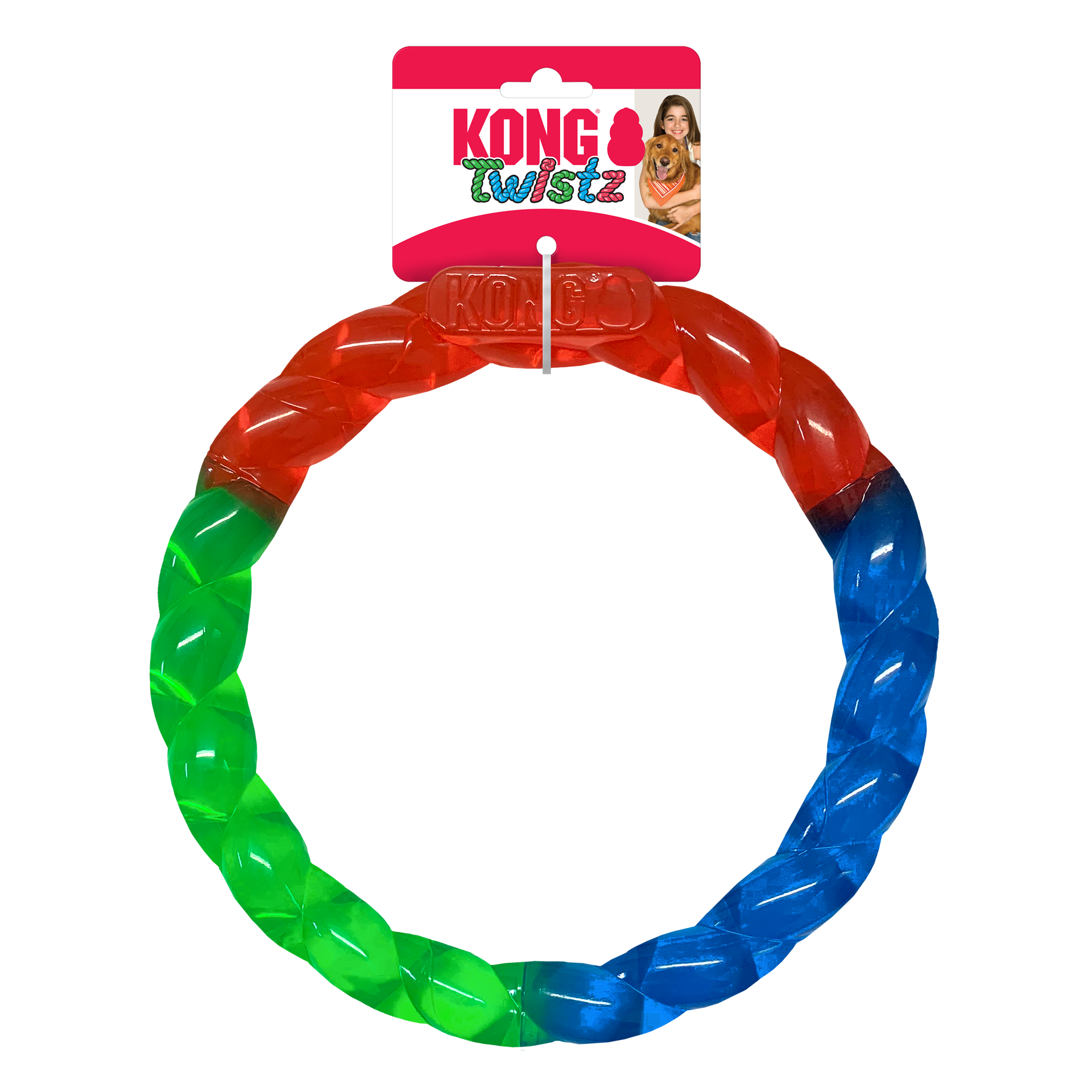 slide 2 of 4, KONG Twistz Ring Lg, 1 ct
