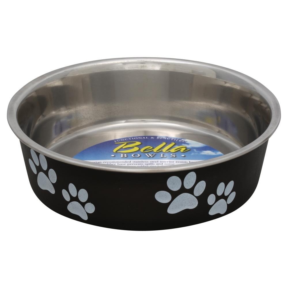 slide 1 of 1, Loving Pets Products Espresso Colored Medium Bella Dog Bowl, 1 ct