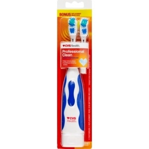 slide 1 of 1, CVS Health Professional Clean Power Toothbrush Soft, 1 ct