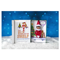 slide 3 of 9, The Elf on the Shelf Elf On The Shelf A Christmas Tradition Book & Brown Eyed Girl Scout Elf, 2 ct
