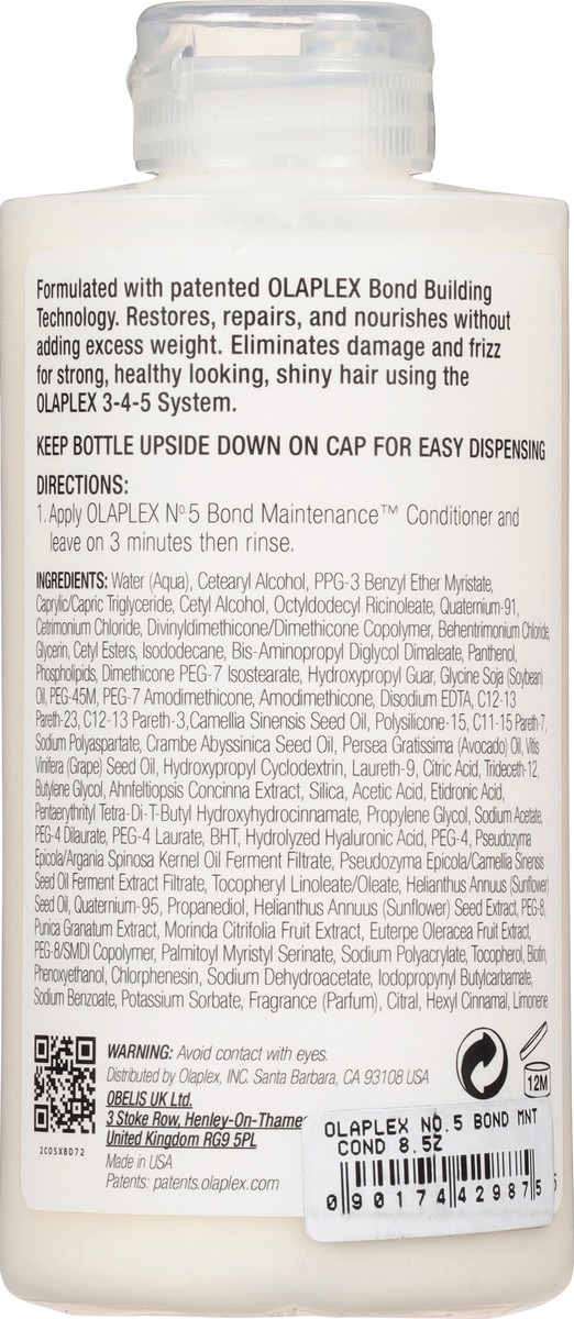 slide 4 of 9, Olaplex No 5 Bond Maintenance No. 5 Bond Maintenance Conditioner 8.5 Ounces, 8.5 oz