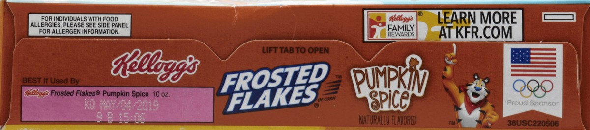 slide 2 of 8, Frosted Flakes Kellogg's Frosted Flakes Pumpkin Spice, 10 oz