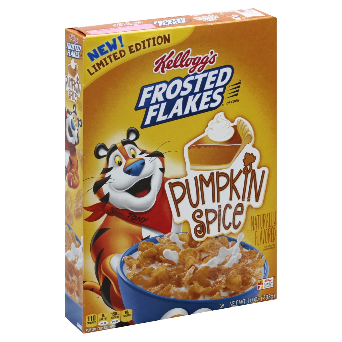 slide 3 of 8, Frosted Flakes Kellogg's Frosted Flakes Pumpkin Spice, 10 oz