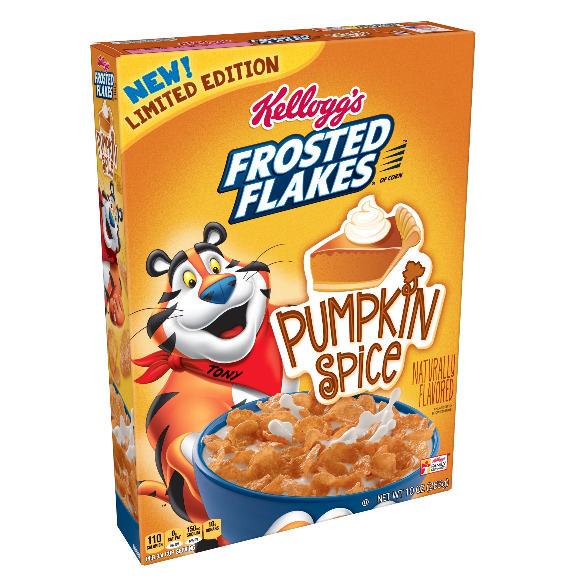 slide 1 of 7, Kellogg's Frosted Flakes Pumpkin Spice, 10 oz