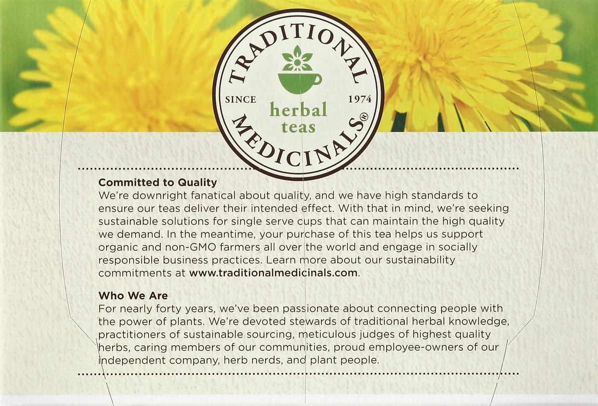 slide 2 of 4, Traditional Medicinals Organic Roasted Dandelion Root Herbal Tea - 10 ct, 10 ct