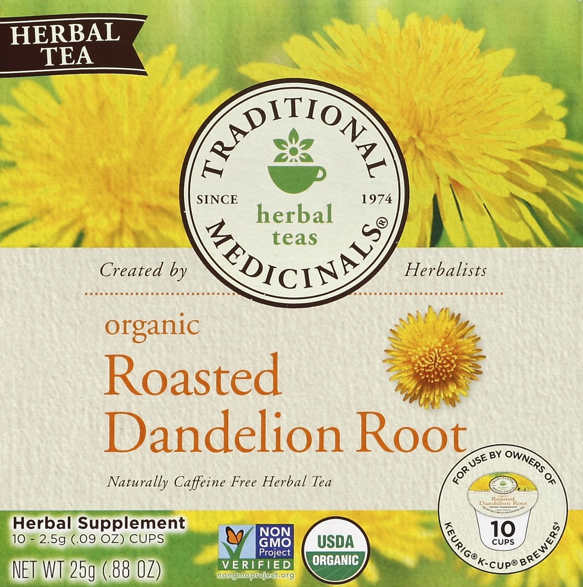 slide 3 of 4, Traditional Medicinals Organic Roasted Dandelion Root Herbal Tea - 10 ct, 10 ct