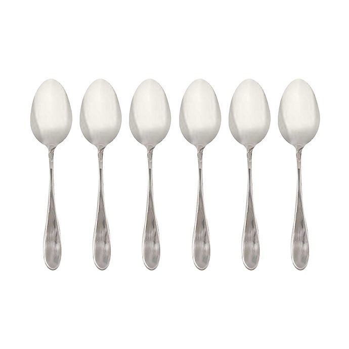 slide 1 of 1, Simply Essential Stainless Steel Mirror Appetizer Spoons, 6 ct